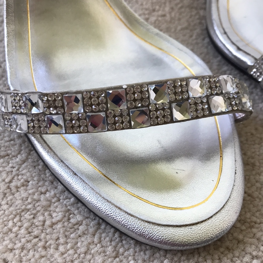Caparros silver strappy heels - Picture 2 of 7